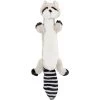 Frisco Raccoon Skinny Plush Squeaky Dog Toy