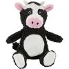 Frisco Cow Textured Plush Squeaky Dog Toy