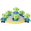 Frisco Flying Saucer & Aliens Hide & Seek Puzzle Plush Squeaky Dog Toy