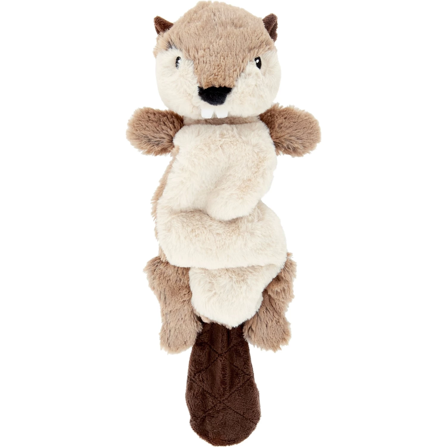 Frisco Beaver Bungee Plush Squeaky Dog Toy 1 Frisco Beaver Bungee Plush Squeaky Dog Toy