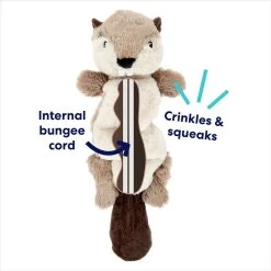 Frisco Beaver Bungee Plush Squeaky Dog Toy 8 Frisco Beaver Bungee Plush Squeaky Dog Toy -Frisco 152824 PT2. AC SS1800 V1686579686