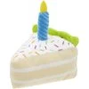 Frisco Birthday Cake Slice Plush Squeaky Dog Toy