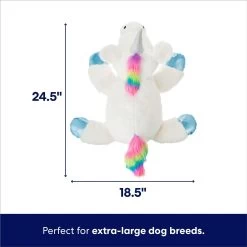 Frisco Unicorn Plush Squeaky Dog Toy -Frisco 174691 PT1. AC SS1800 V1695670692