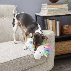 Frisco Unicorn Textured Plush Squeaky Dog Toy -Frisco 174699 PT2. AC SS1800 V1573492386