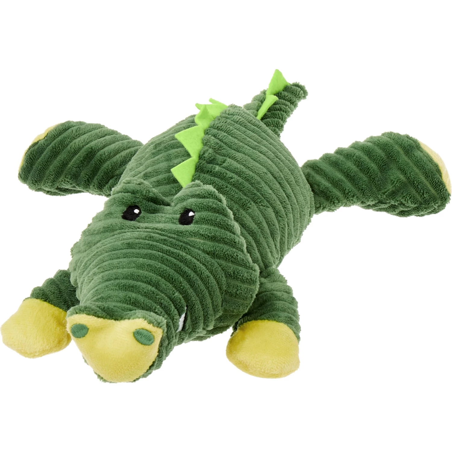 Frisco Alligator Corduroy Plush Squeaky Dog Toy 1 Frisco Alligator Corduroy Plush Squeaky Dog Toy