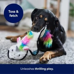 Frisco Unicorn Stuffing-Free Flat Plush Squeaky Dog Toy 10 Frisco Unicorn Stuffing-Free Flat Plush Squeaky Dog Toy -Frisco 174737 PT4. AC SS1800 V1695671061