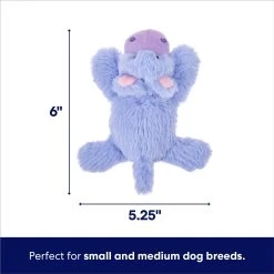 Frisco Hippo Plush Squeaky Dog Toy -Frisco 175407 PT1. AC SS1800 V1695748414