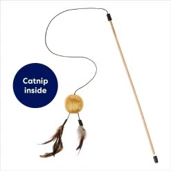 Frisco Sparkle Ball Teaser Wand Cat Toy With Catnip 7 Frisco Sparkle Ball Teaser Wand Cat Toy With Catnip -Frisco 183254 PT2. AC SS1800 V1686579565