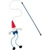 Frisco Gnome Teaser Wand Cat Toy With Catnip