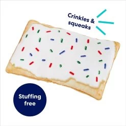 Frisco Frosted Pastry Stuffing-Free Flat Plush Squeaky Dog Toy -Frisco 213812 PT2. AC SS1800 V1686580151