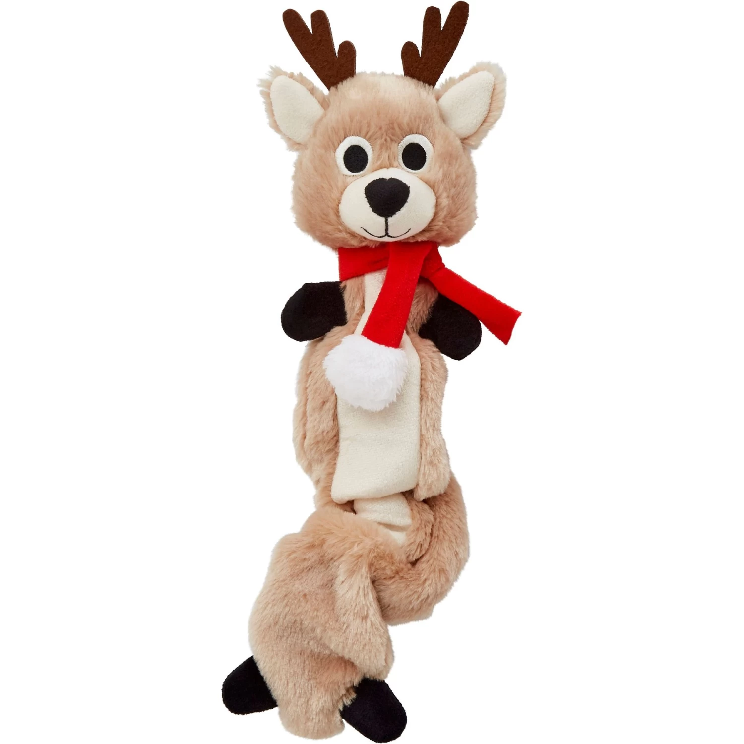 Frisco Holiday Reindeer Bungee Plush Squeaky Dog Toy 1 Frisco Holiday Reindeer Bungee Plush Squeaky Dog Toy