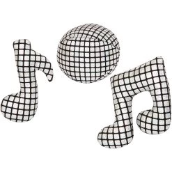 Frisco Retro Plush Squeaky Disco Dog Toy