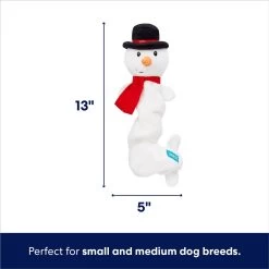 Frisco Holiday Snowman Bungee Plush Squeaky Dog Toy -Frisco 233221 PT1. AC SS1800 V1701797064