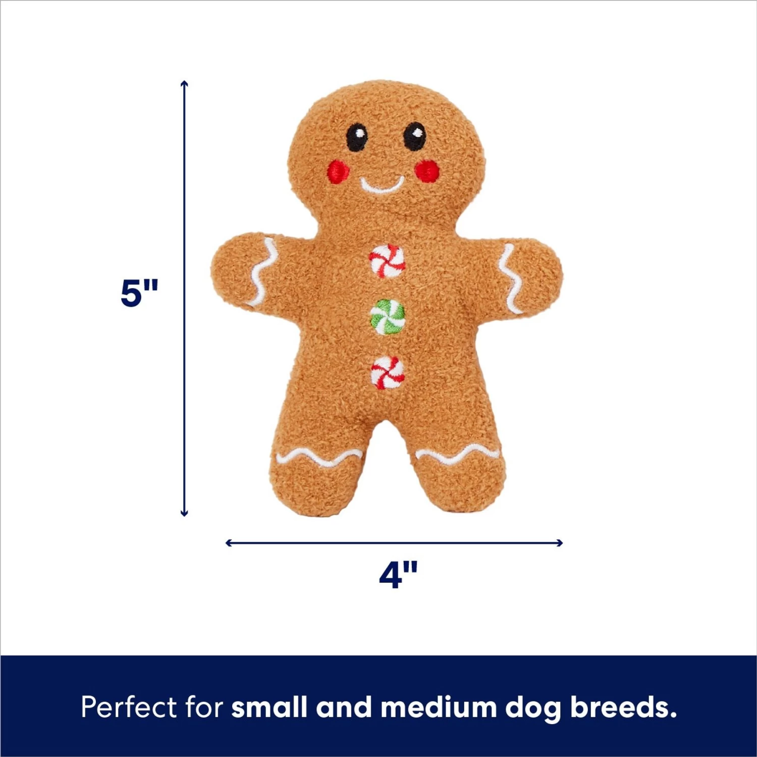Frisco Holiday Milk & Gingerbread Cookies Hide & Seek Puzzle Plush Squeaky Dog Toy 3 Frisco Holiday Milk & Gingerbread Cookies Hide & Seek Puzzle Plush Squeaky Dog Toy - Image 3