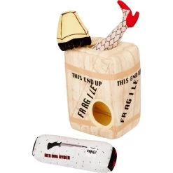 Frisco Holiday Fragile Box Hide & Seek Puzzle Plush Squeaky Dog Toy -Frisco 233274 PT3. AC SS1800 V1600882257