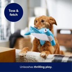 Frisco Hammerhead Shark Ballistic Nylon Plush Squeaky Dog Toy -Frisco 233593 PT4. AC SS1800 V1695748352