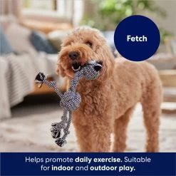 Frisco Zebra Rope Squeaky Dog Toy -Frisco 242163 PT3. AC SS1800 V1691785245
