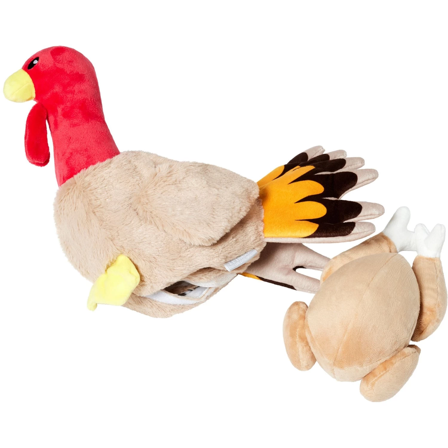 Frisco Holiday Turkey 2-in-1 Plush Squeaky Dog Toy 1 Frisco Holiday Turkey 2-in-1 Plush Squeaky Dog Toy