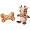 Frisco Giraffe Plush Squeaky Puppy Toy