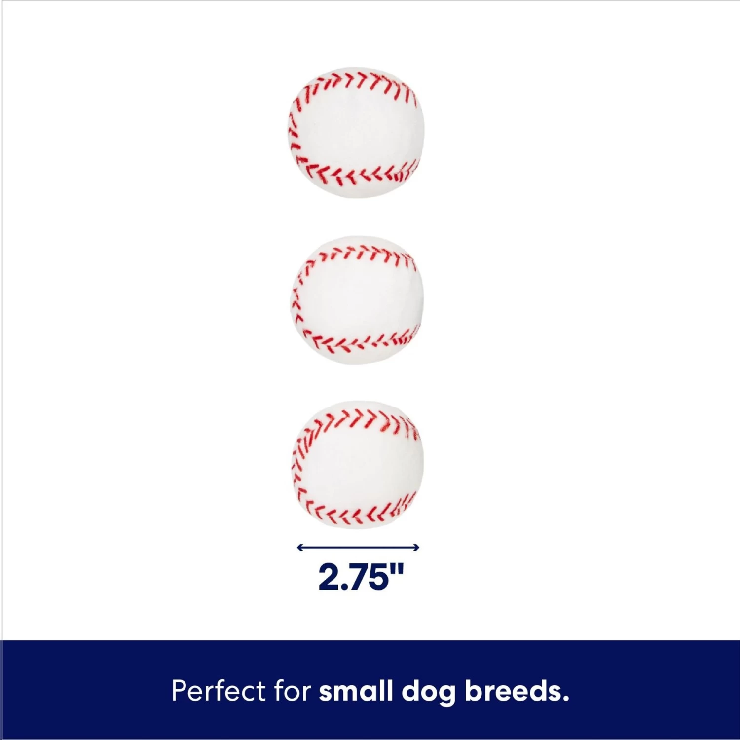 Frisco Baseball Hide & Seek Puzzle Plush Squeaky Dog Toy 3 Frisco Baseball Hide & Seek Puzzle Plush Squeaky Dog Toy - Image 3