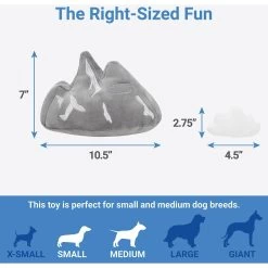 Frisco Road Trip Mountain Range Plush Squeaky Dog Toy -Frisco 262003 PT1. AC SS1800 V1622563954