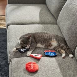 Frisco Road Trip Traffic Signs Plush Cat Toy With Catnip -Frisco 262024 PT3. AC SS1800 V1618598335