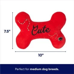 Frisco Halloween Wicked Cute Bone Reversible Plush Squeaky Dog Toy -Frisco 270357 PT1. AC SS1800 V1689872939