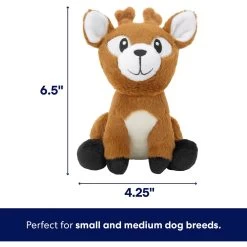 Frisco Camping Deer Plush Squeaky Dog Toy -Frisco 270997 PT1. AC SS1800 V1686579634
