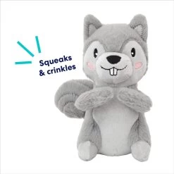 Frisco Camping Squirrel Plush Squeaky Dog Toy -Frisco 271001 PT2. AC SS1800 V1686579152