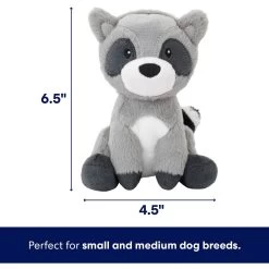Frisco Camping Raccoon Plush Squeaky Dog Toy -Frisco 271003 PT1. AC SS1800 V1686579630