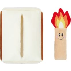 Frisco Camping Match Box 2-in-1 Plush Squeaky Dog Toy -Frisco 271029 PT2. AC SS1800 V1626368539