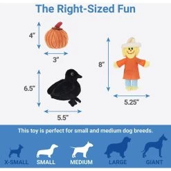 Frisco Fall Hay Wagon Hide & Seek Puzzle Plush Squeaky Dog Toy -Frisco 285631 PT2. AC SS1800 V1633969276