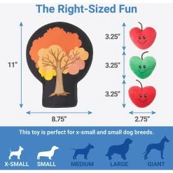 Frisco Fall Autumn Tree With Apples Interactive Plush Squeaky Dog Toy, 4 Count 4 Frisco Fall Autumn Tree With Apples Interactive Plush Squeaky Dog Toy, 4 Count -Frisco 285633 PT1. AC SS1800 V1636990887