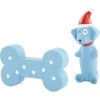 Frisco Blue Bundle Latex Squeaky Puppy Toy, 2 Count