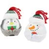 Frisco Holiday Penguin & Snowman Plush Squeaky Dog Toy