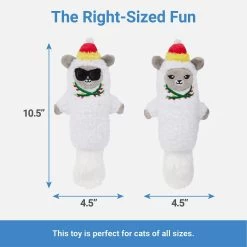 Frisco Llama Kicker Plush Cat Toy With Catnip, 2 Count -Frisco 287383 PT1. AC SS1800 V1637787695