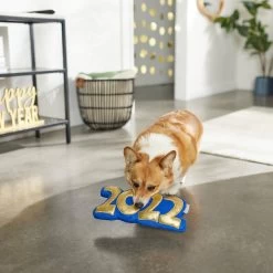 Frisco New Year's Eve 2022 Plush Squeaky Dog Toy -Frisco 288476 PT3. AC SS1800 V1638287927