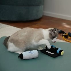 Frisco Yoga Mat & Water Bottle Plush Cat Toy With Catnip, 2 Count -Frisco 288955 PT3. AC SS1800 V1638289648