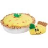 Frisco Brunch Quiche 2-in-1 Plush Squeaky Dog Toy