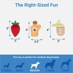 Frisco Brunch Pancake Hide & Seek Puzzle Plush Squeaky Dog Toy -Frisco 297266 PT2. AC SS1800 V1643916712