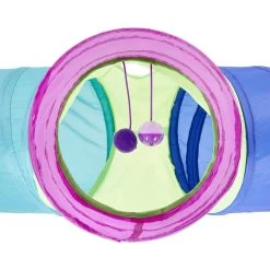 Hartz Delectables Stew Chicken & Tuna Lickable Cat Treat & Frisco Foldable Play Tri-Tunnel Cat Toy -Frisco 298074 PT6. AC SS1800 V1621266452