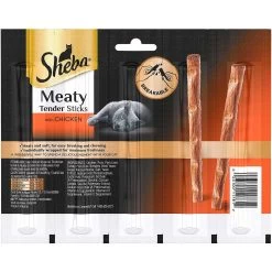 Sheba Meaty Tender Sticks Chicken Flavor Soft Adult Cat Treats & Frisco Moppy Ball Cat Toy With Catnip -Frisco 298506 PT2. AC SS1800 V1623204147