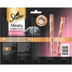 Sheba Meaty Tender Sticks Salmon Flavored Soft Adult Cat Treats & Frisco Plush, Teaser, Ball & Tunnel Variety Pack Cat Toy With Catnip -Frisco 298508 PT2. AC SS1800 V1623201162