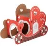 Frisco Valentine Love Carriage Cardboard Cat House, 2-Story