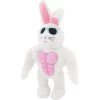 Frisco Easter Bunny Muscle Plush Squeaky Dog Toy