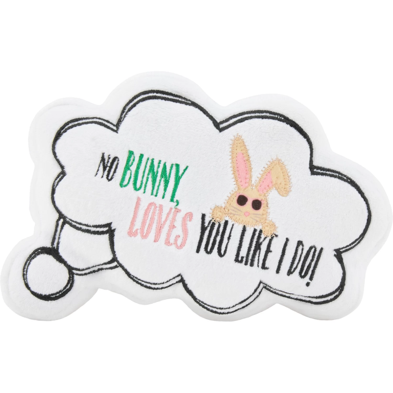 Frisco Easter Message Bubble Plush Squeaky Dog Toy 3 Frisco Easter Message Bubble Plush Squeaky Dog Toy - Image 3