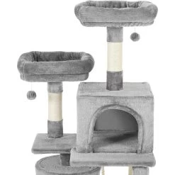 Frisco 61-in Faux Fur Cat Tree & Condo & Frisco 38-in Cat Tree With Condo, Top Perch & Toy -Frisco 318964 PT3. AC SS1800 V1630363328