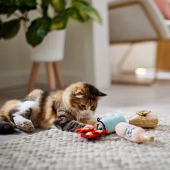 Frisco Mother's Day Gifts Plush Cat Toy With Catnip, 3 Count -Frisco 327027 PT3. AC SS1800 V1646948055