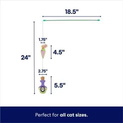 Frisco Halloween Potion Teaser Wand Cat Toy With Catnip -Frisco 344076 PT1. AC SS1800 V1689872854