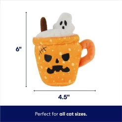 Frisco Halloween Spooky Pumpkin Spice Latte Plush Cat Toy With Catnip 5 Frisco Halloween Spooky Pumpkin Spice Latte Plush Cat Toy With Catnip -Frisco 344080 PT1. AC SS1800 V1689872778